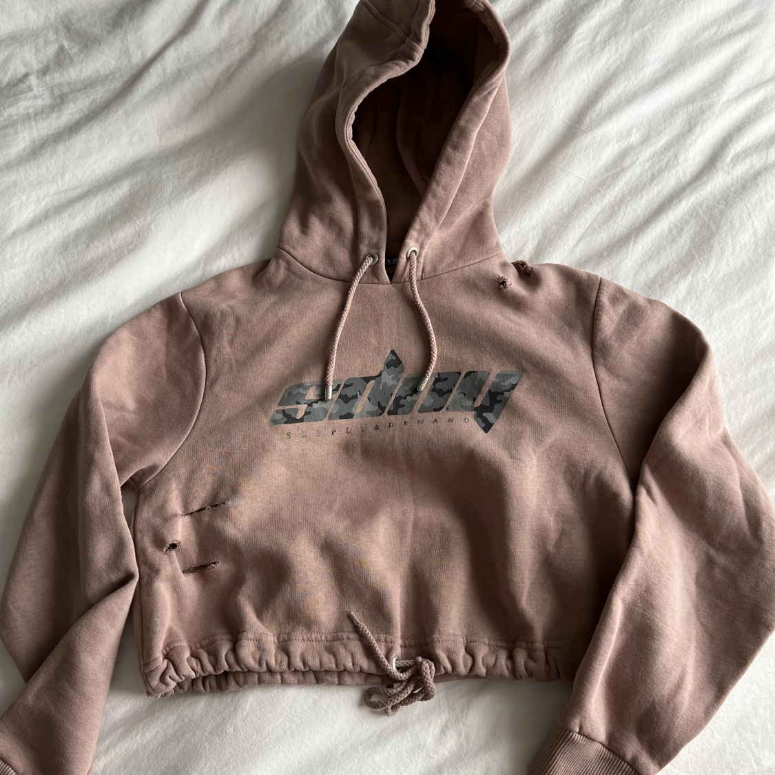 Cropped hoodie