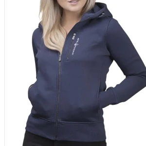 Mörkblå sail raicing zip hoodie  - Säljer min blå sail racing hoodie då den inte kommer till användning, tröjan är 170 i barnstorlek men passar/sitter som xs dam storlek.