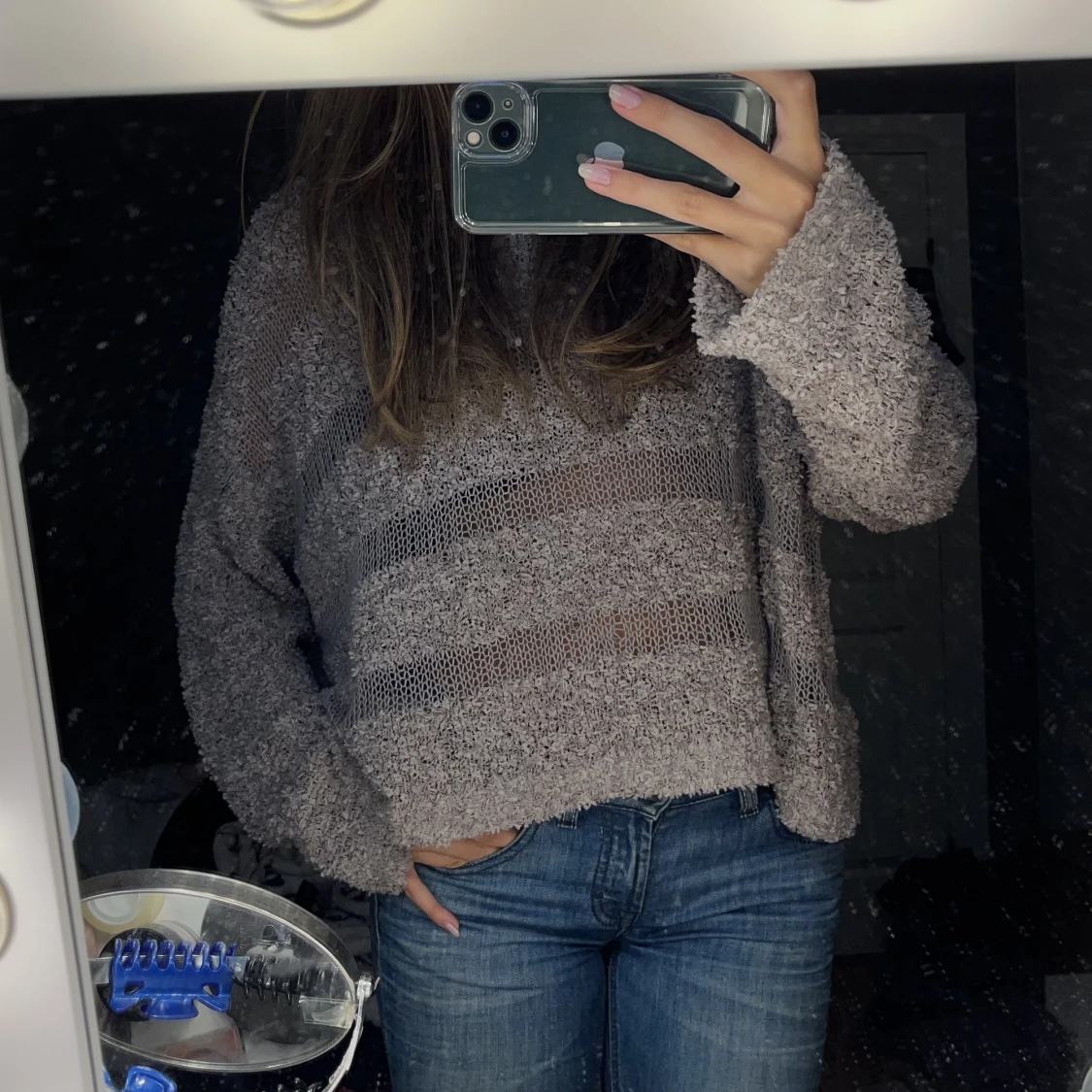 Stickad tröja