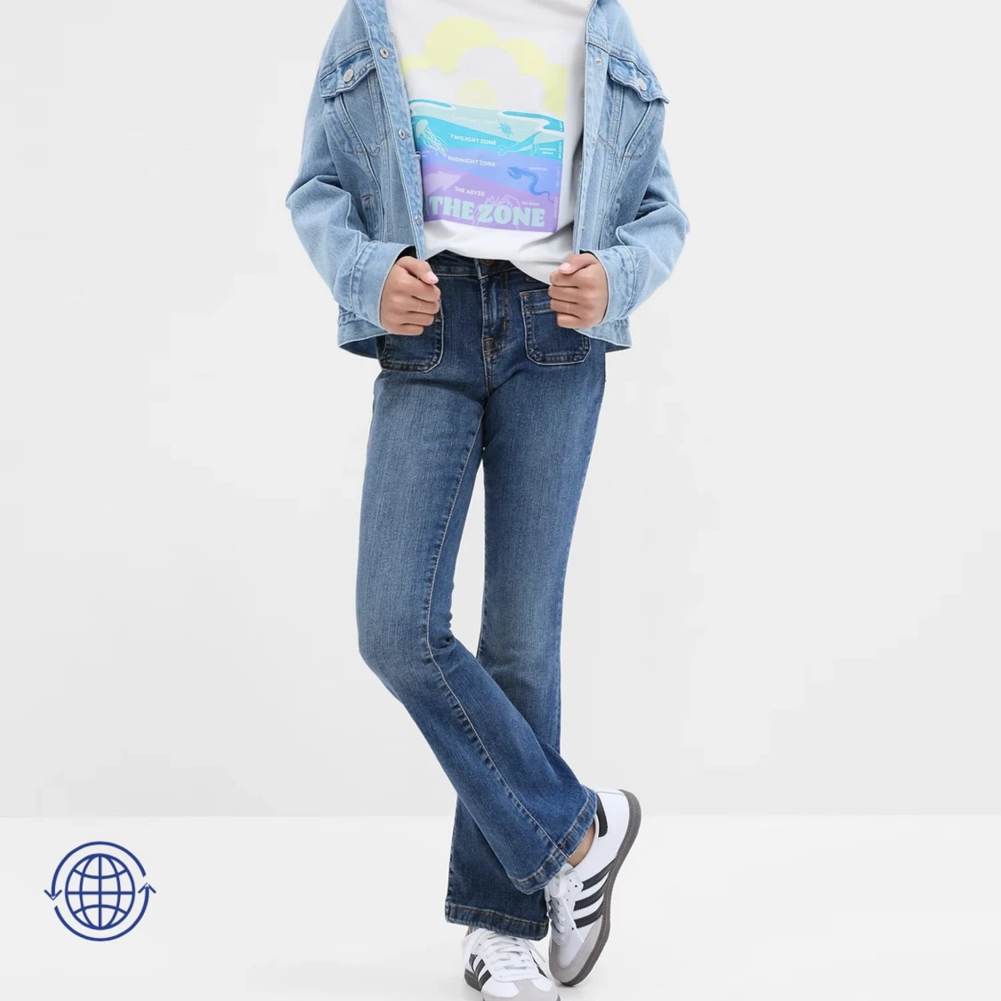 Low waist bootcut jeans GAP - 91