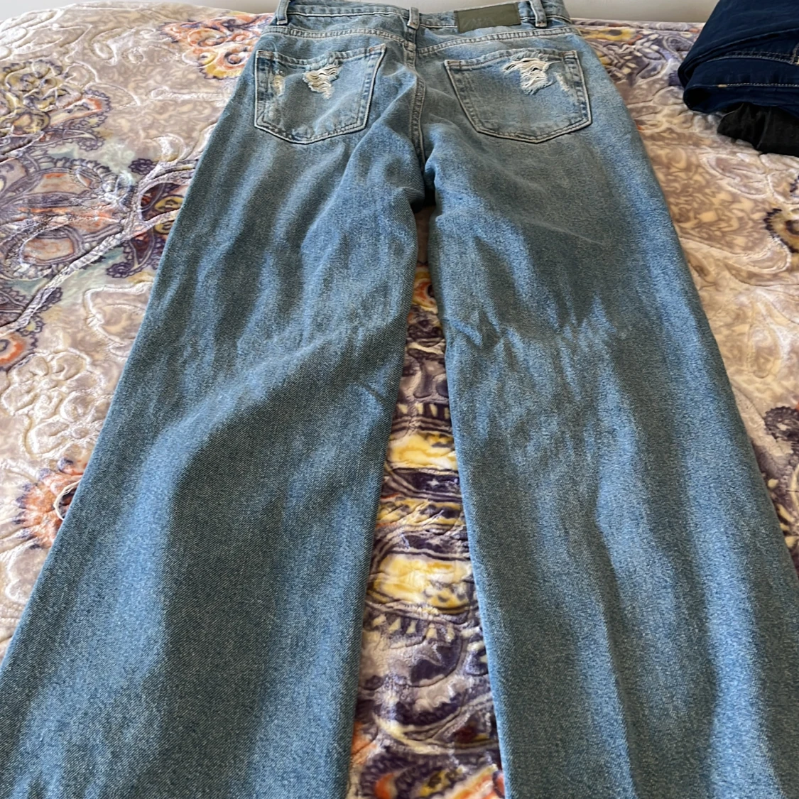 Breda slitna jeans  - 91