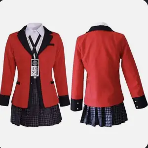 Kakegurui cosplay , can discuss the price .  i lost one of the buttons on the jacket but it still works very well ! i also lost the bowtie lmao but nobody pays attention to it tbh. 
