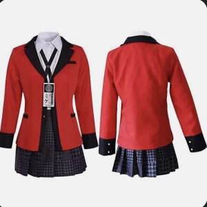 Kakegurui Cosplay  - Kakegurui cosplay , can discuss the price .  i lost one of the buttons on the jacket but it still works very well ! i also lost the bowtie lmao but nobody pays attention to it tbh. 