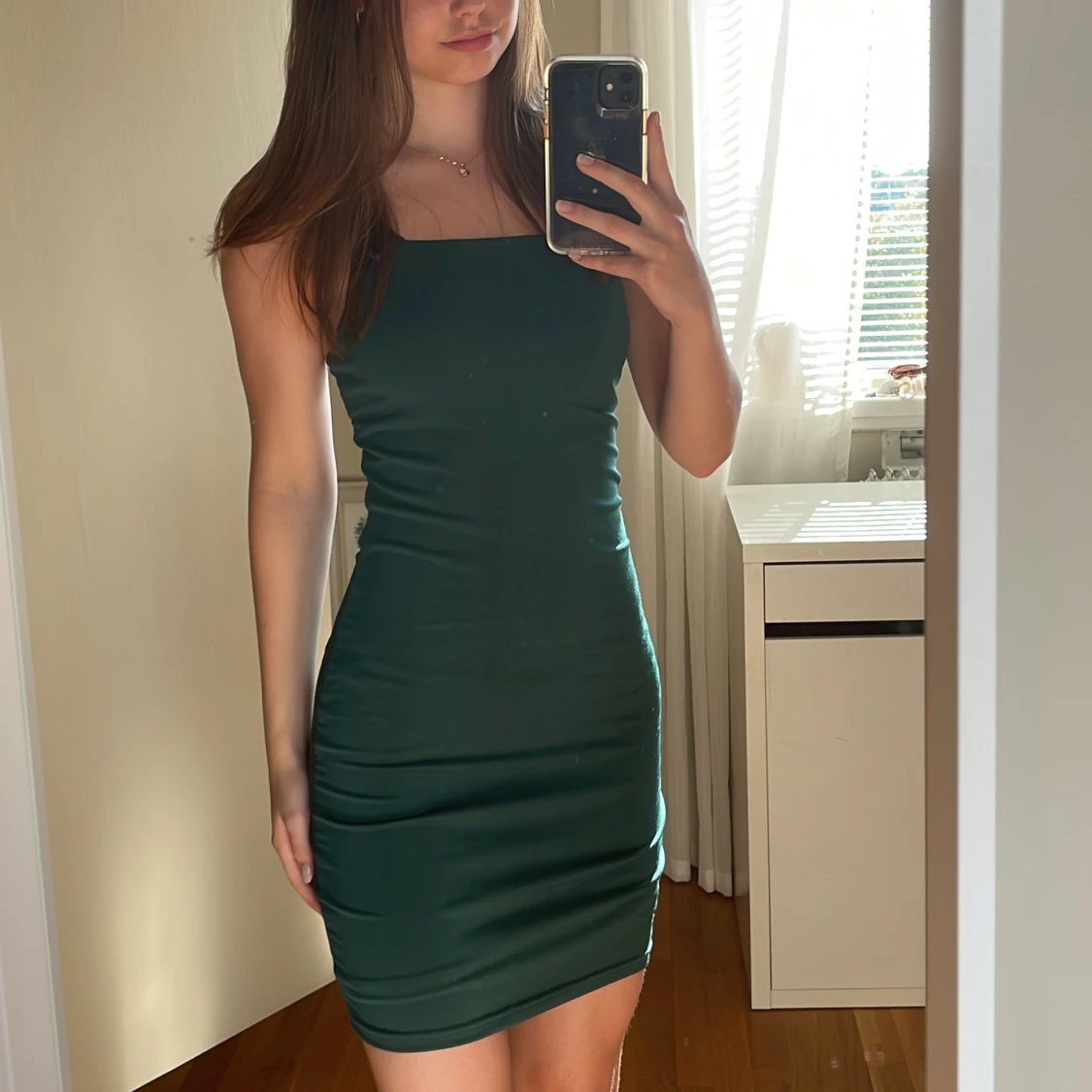Tight grön klänning