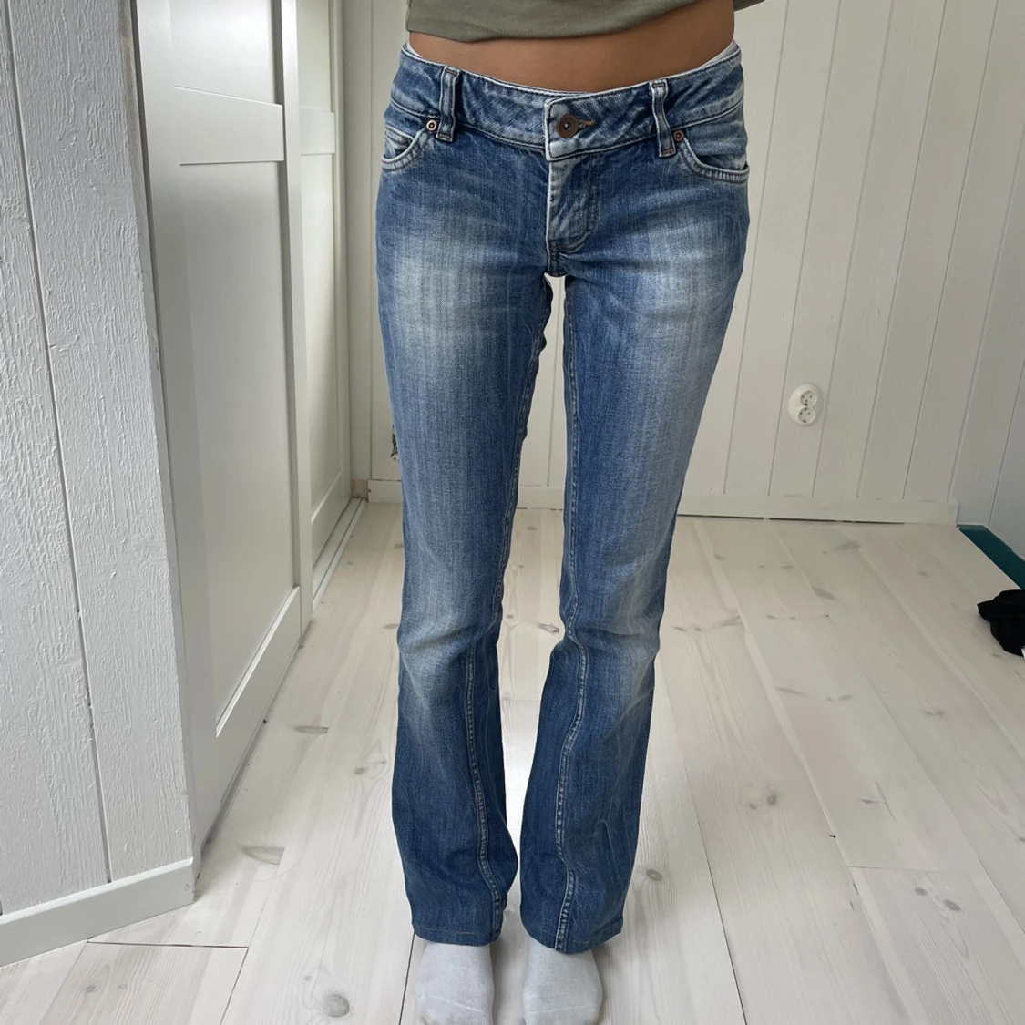 Lågmidjade Flare jeans