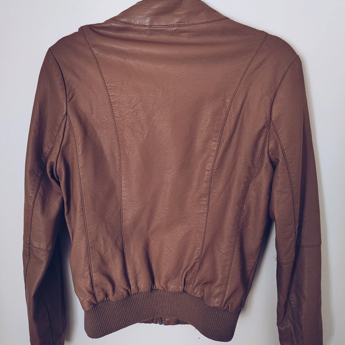 Brown leather jacket - 91
