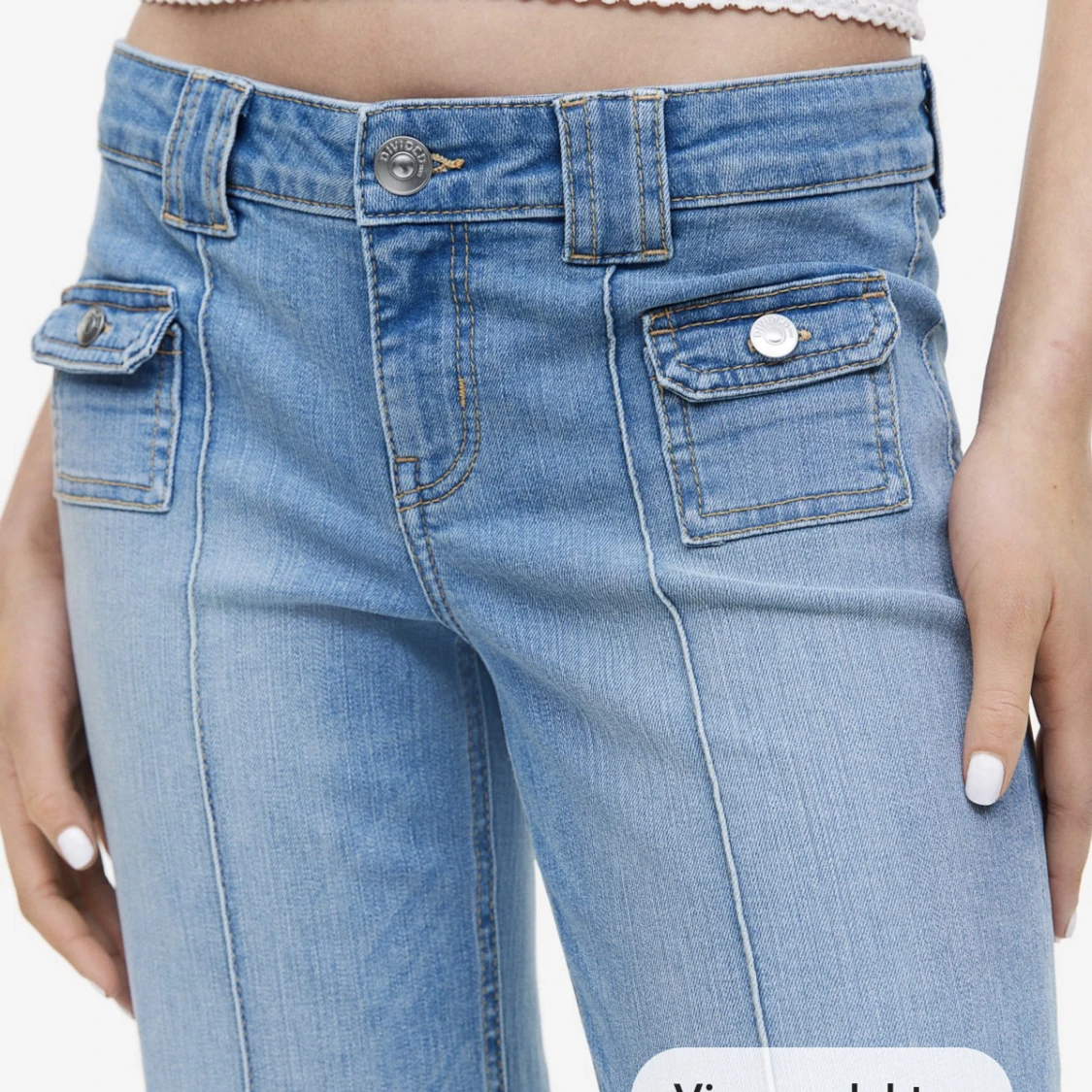 Lågmidjade bootcut jeans hm - 90