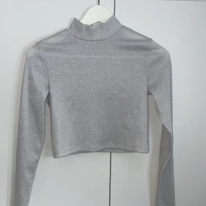 Glitter topp - En glittrig långärmad topp från hm. Är i bra skick och det går att skriva för fler bilder😊