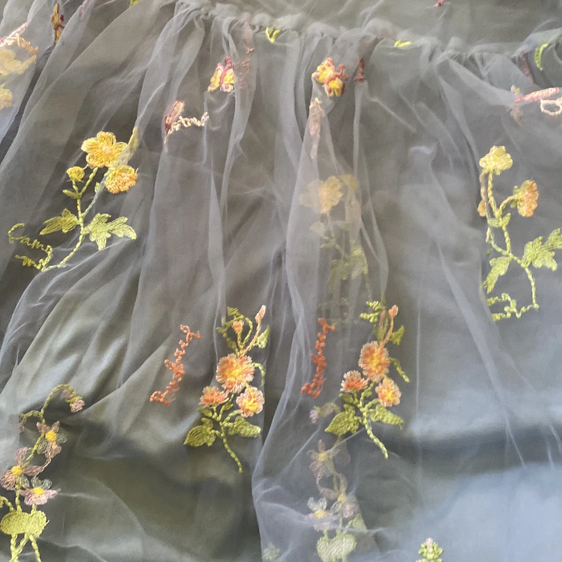 Vacker blå blommig balklänning💐 - 91