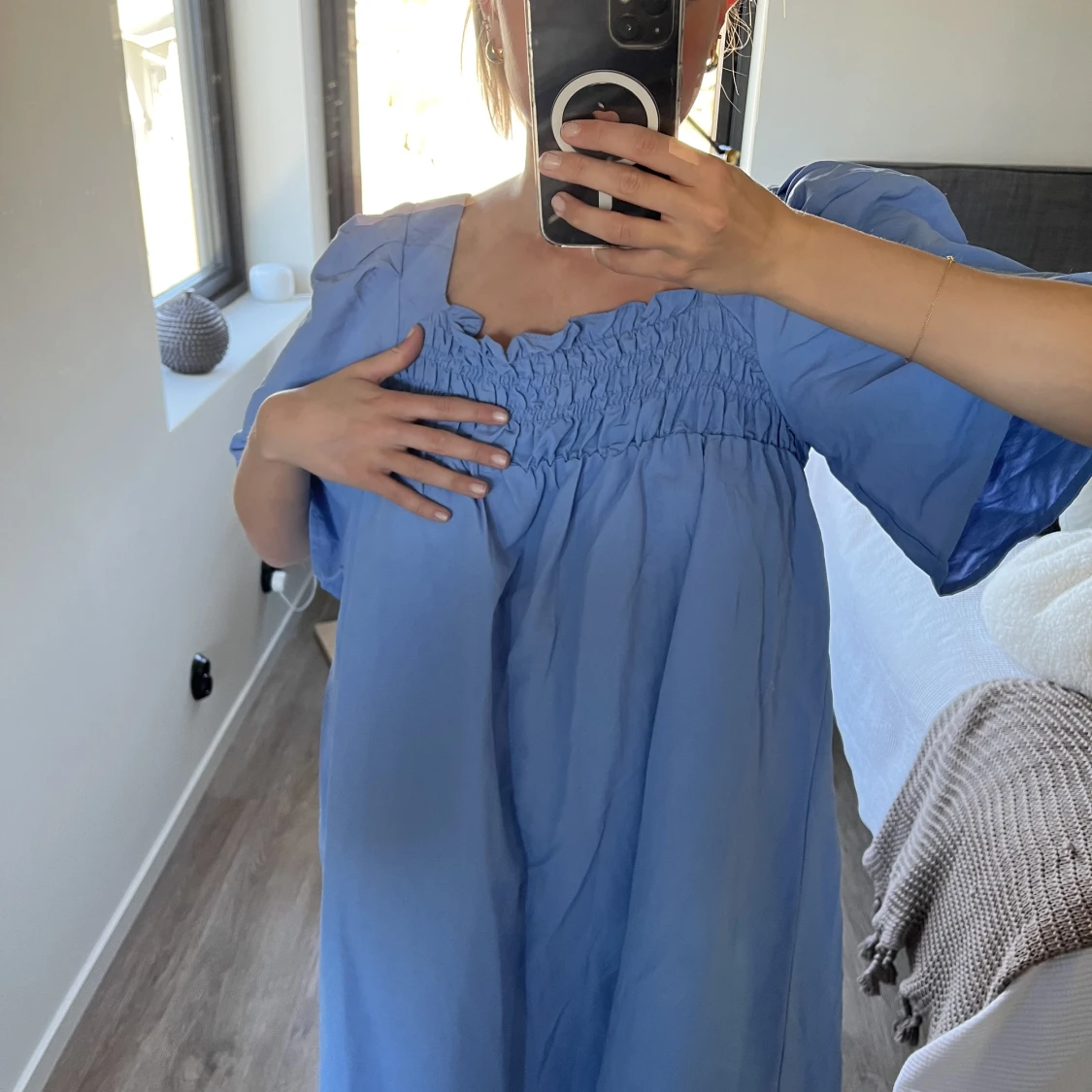 Blå klänning - 91