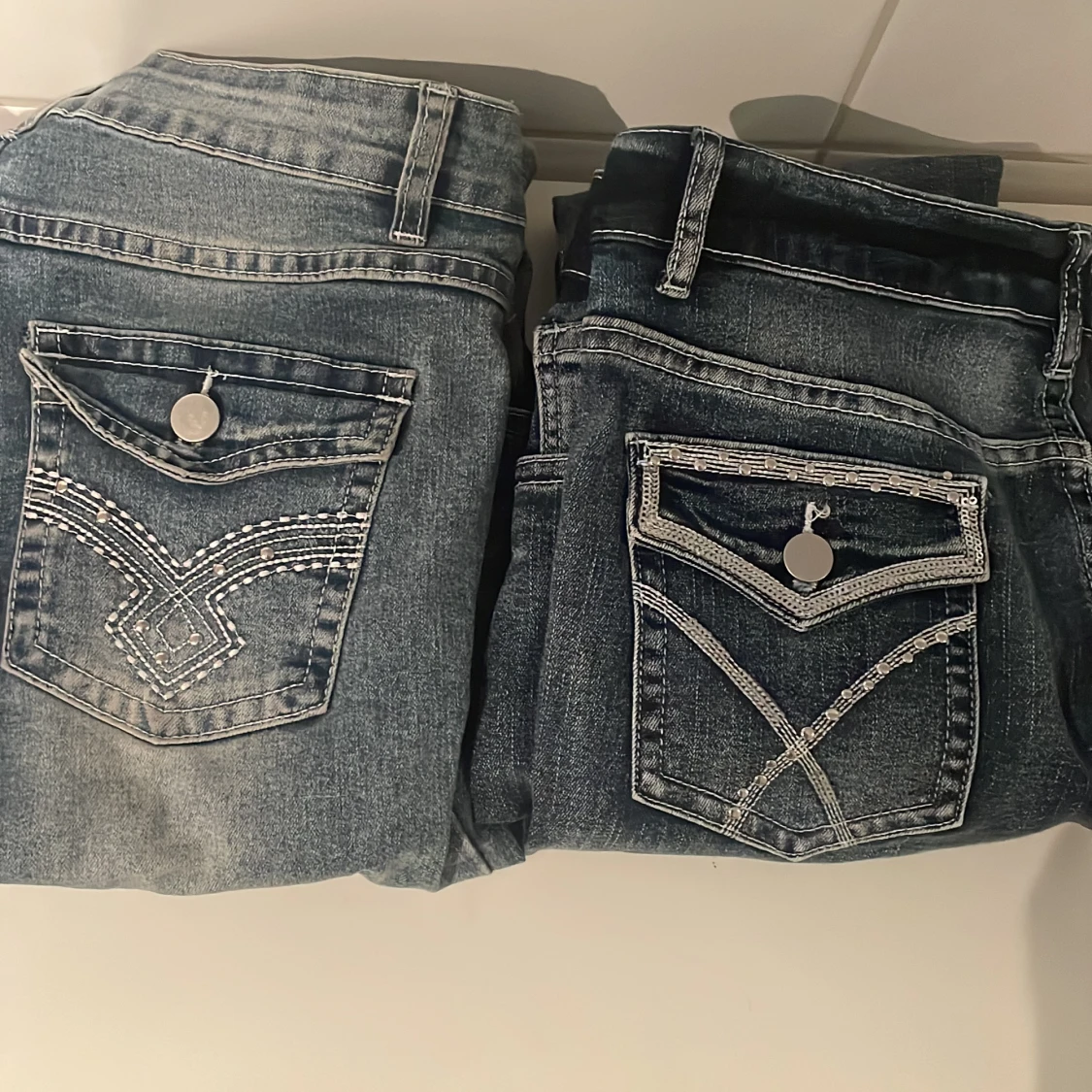 Låg/mid waist bootcut - 90