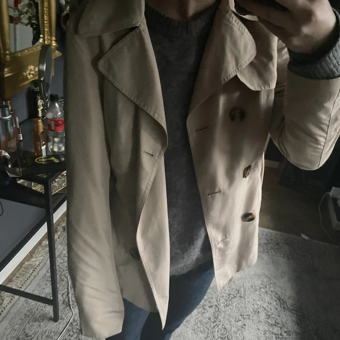 Kort treanchcoat - 91