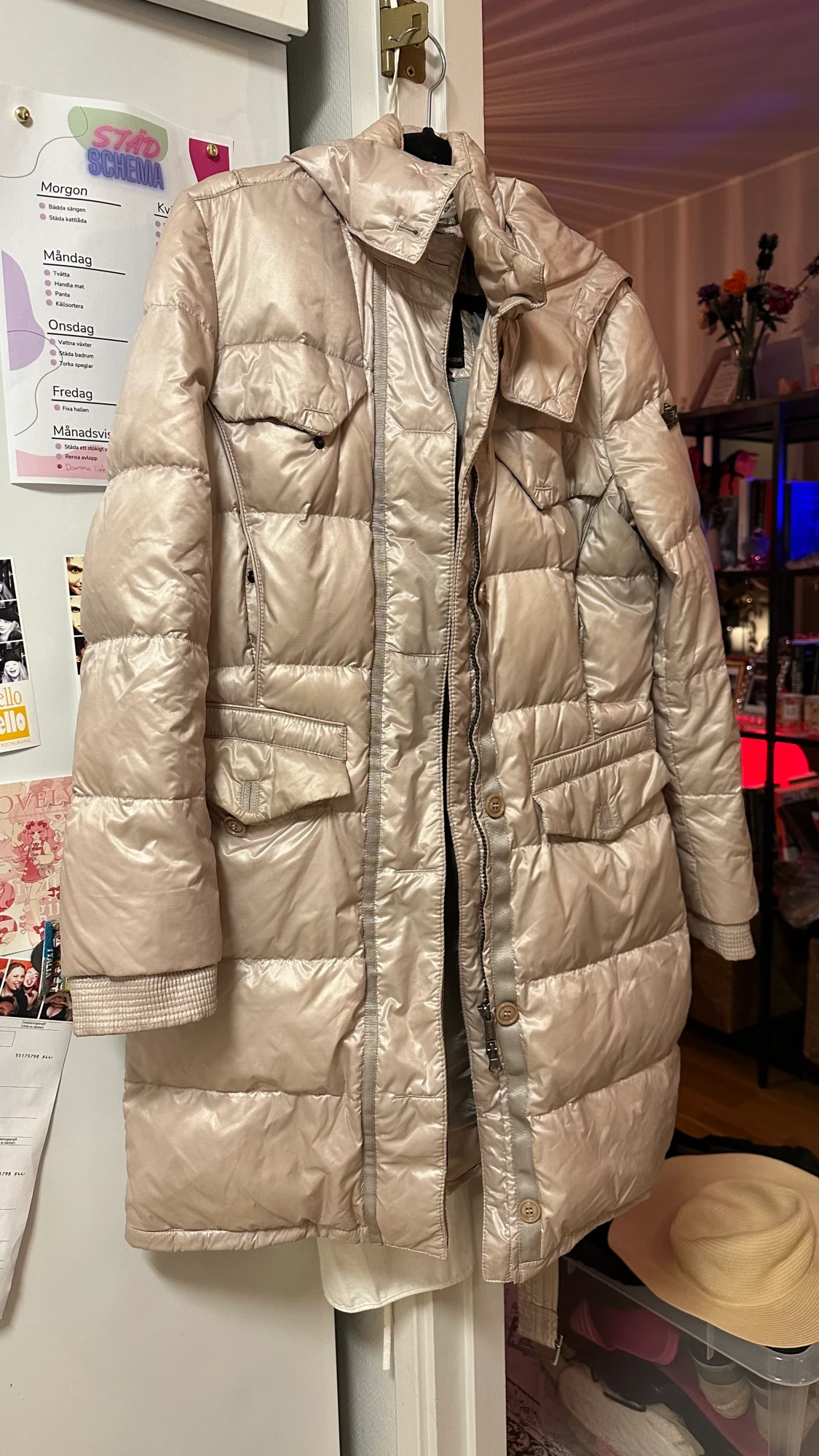 Varm dunjacka, äkta dun  - 90