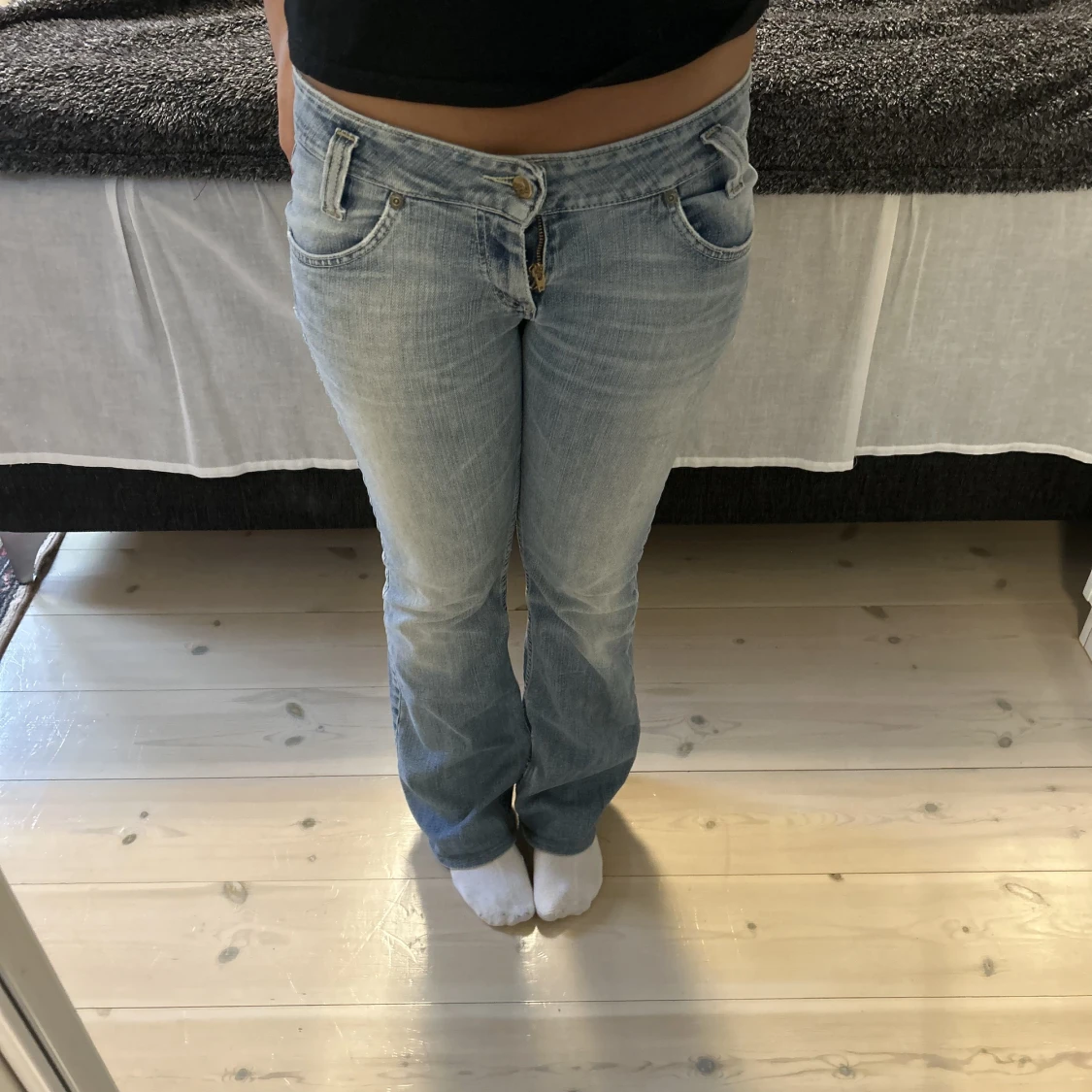 Lågmidjade jeans