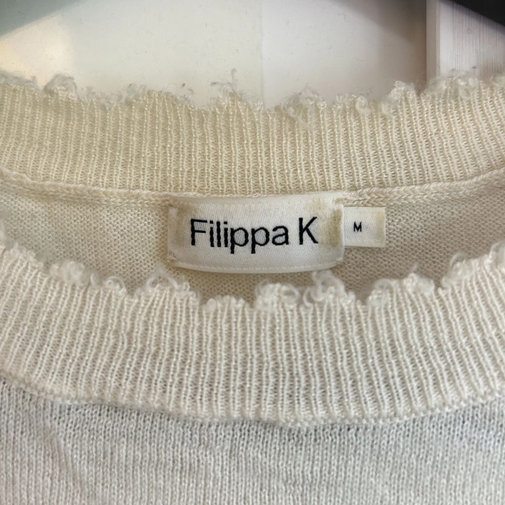 Vit Kashmir tröja - Filippa K | Plick Second Hand