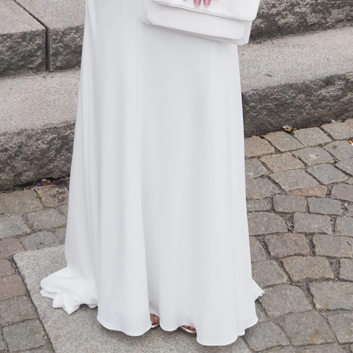 Unik vit balklänning - 90