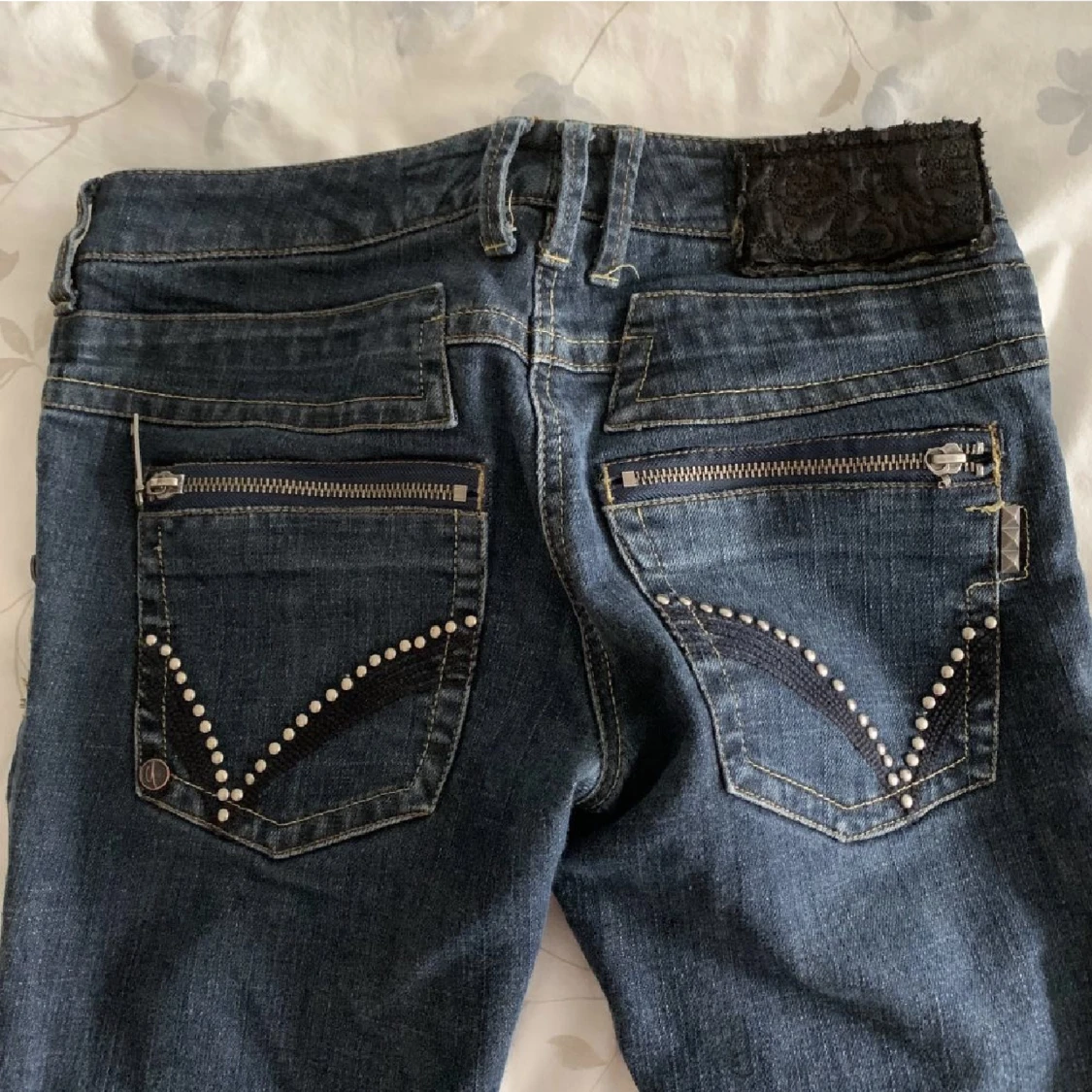 Lågmidjade jeans