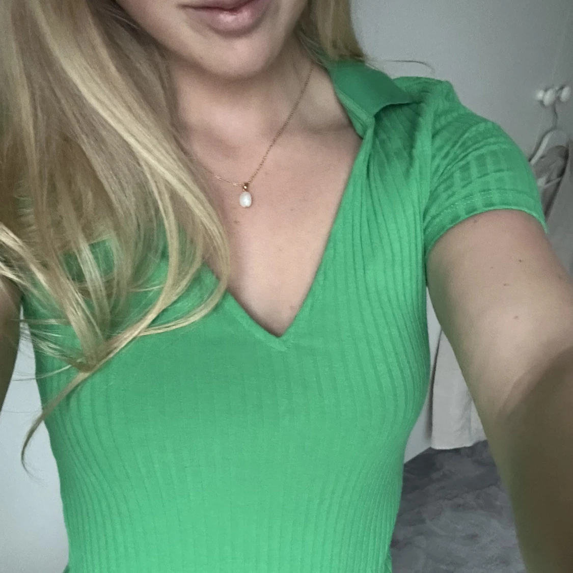 Sommargrön klänning  - 90