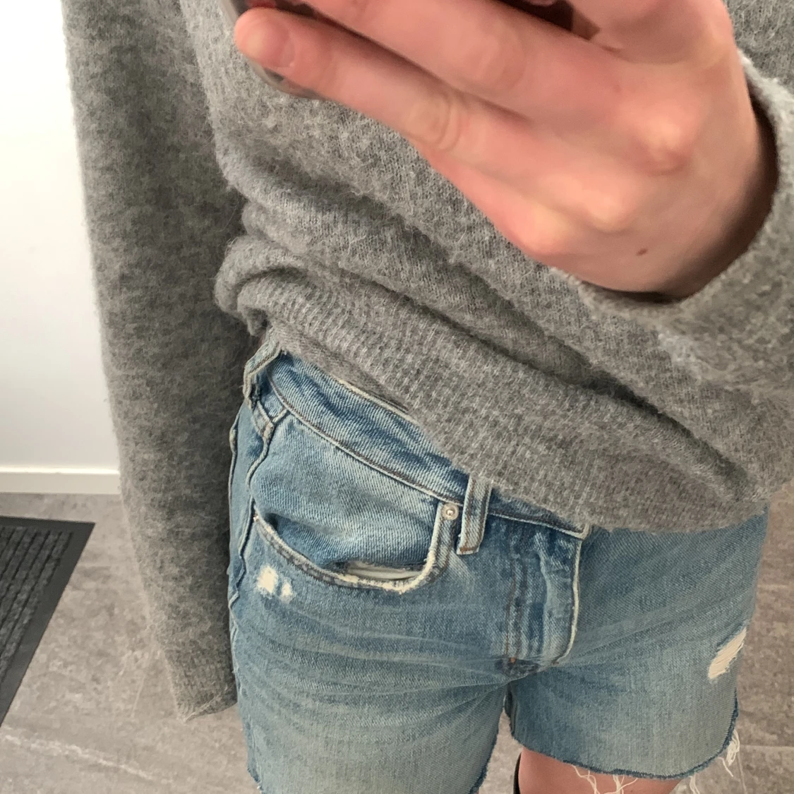 Snygga jeanshorts - 90