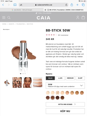 Caia bronser - Caia bb stick som ja har som bronser,i färgen 50w❤️ungefär 60% kvar