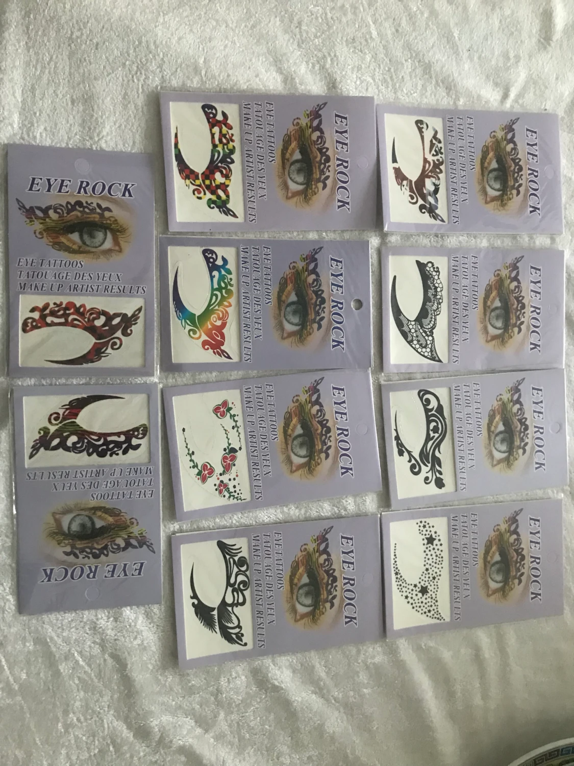 Konst Ögonskugga Klistermärken 