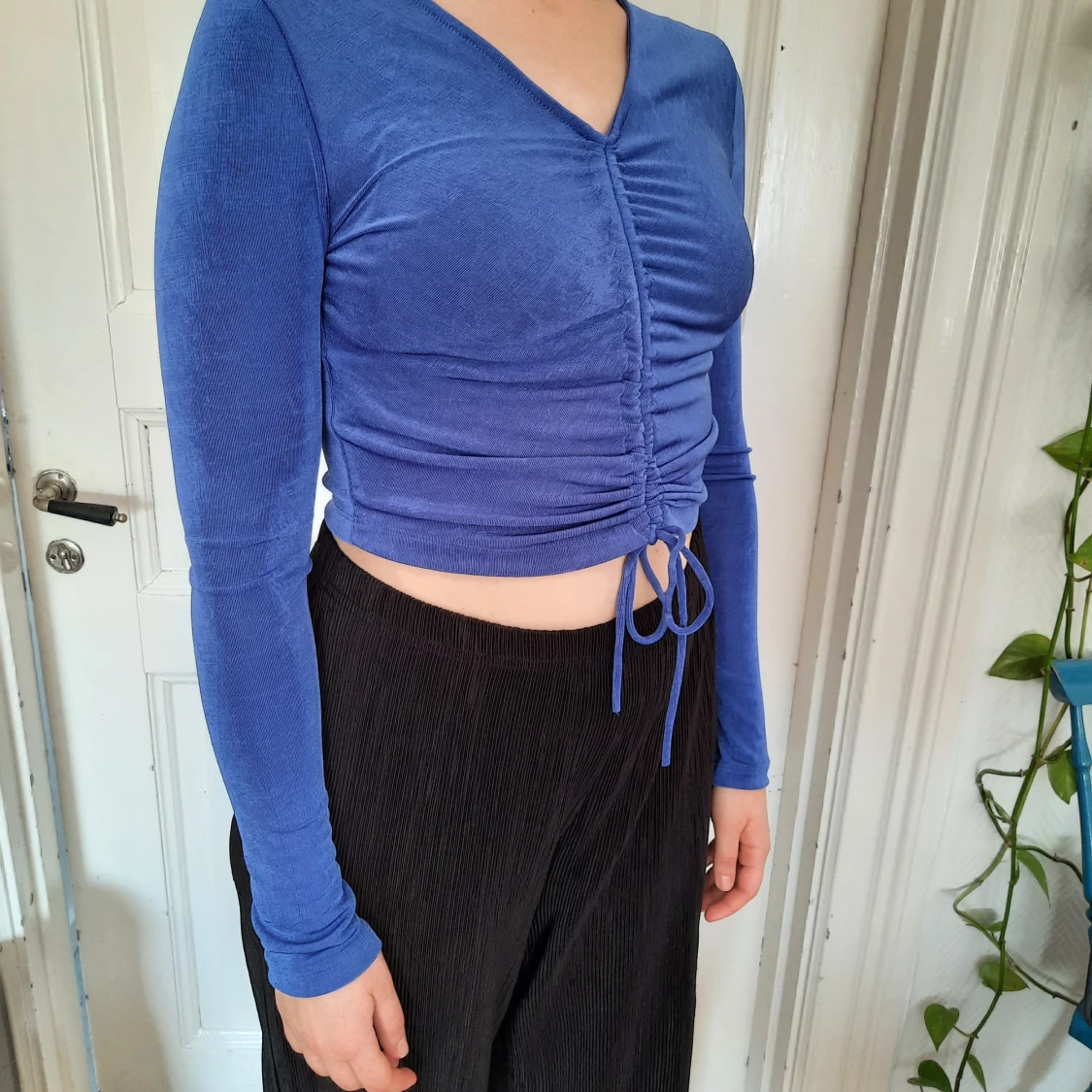 Långärmad blå topp från Noisy May - 90