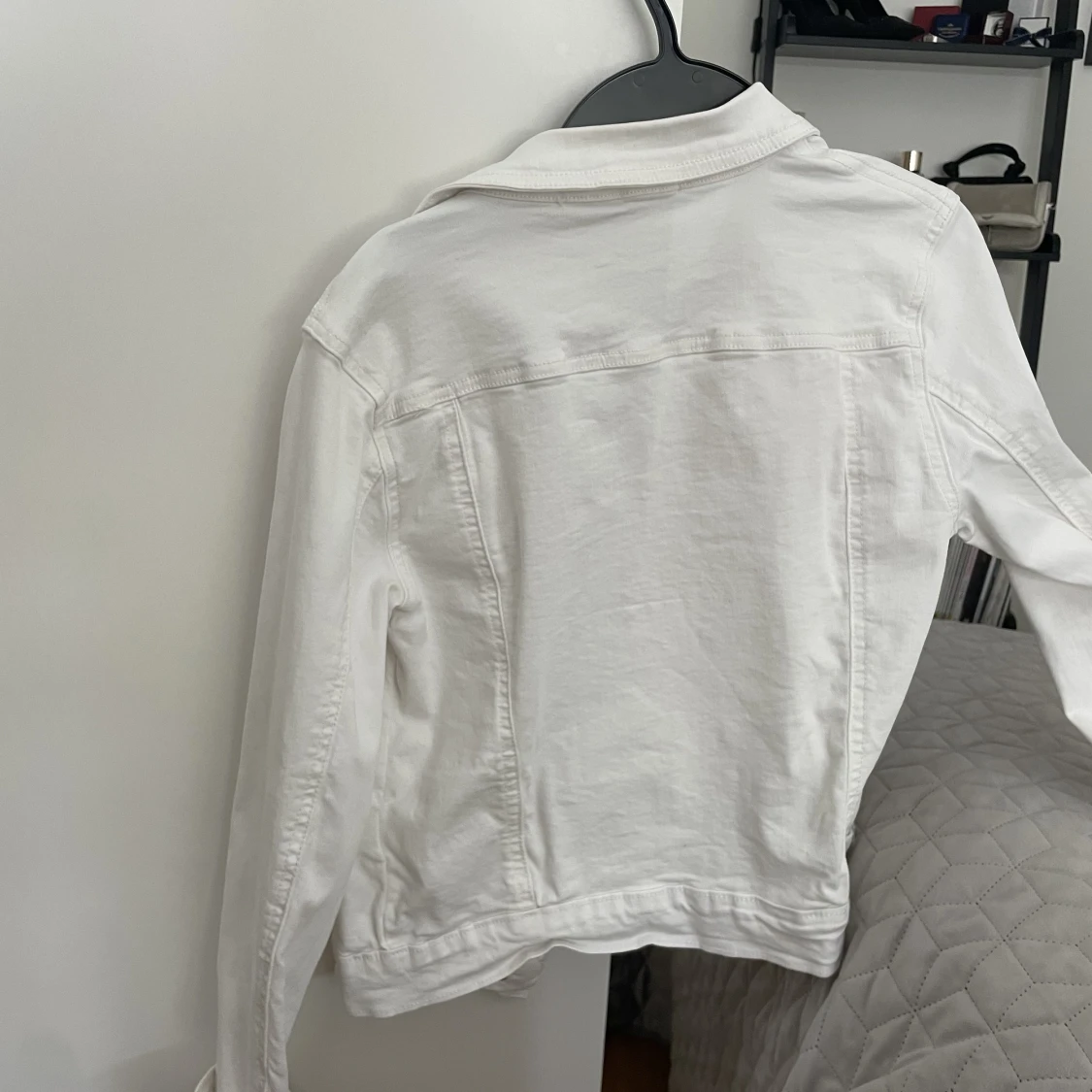 Vit jeansjacka - 90