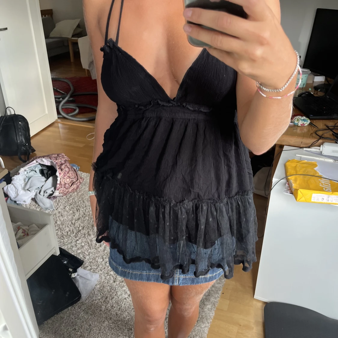 Svart klänning/topp