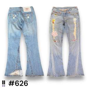 Säljer dessa super snygga True religon jeans, som jag köpte här på Plick, säljer då dom va för små, 