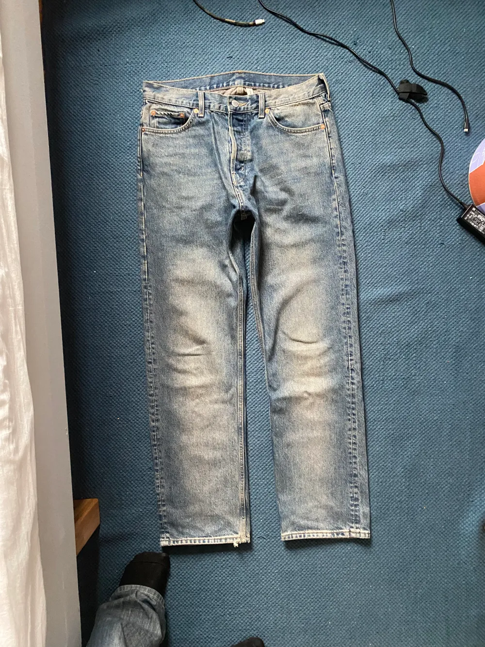 Baggy jeans weekday Skriv till mig om du vill ha exakta mått, annars står det att storleken är 30/32 Knappt använda faktiskt köp nu rekommenderar. Jeans & Byxor.