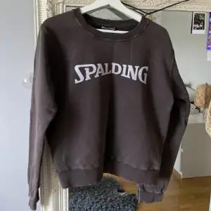 Mörkbrun sweatshirt från zara x spalding! Fint skick utan defekter🤎Knappt använd!