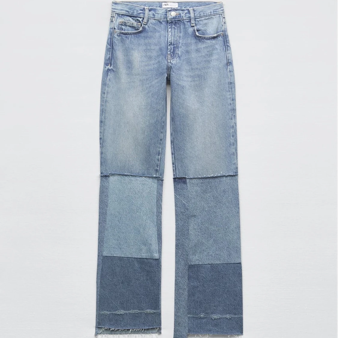 Zara patchwork jeans 