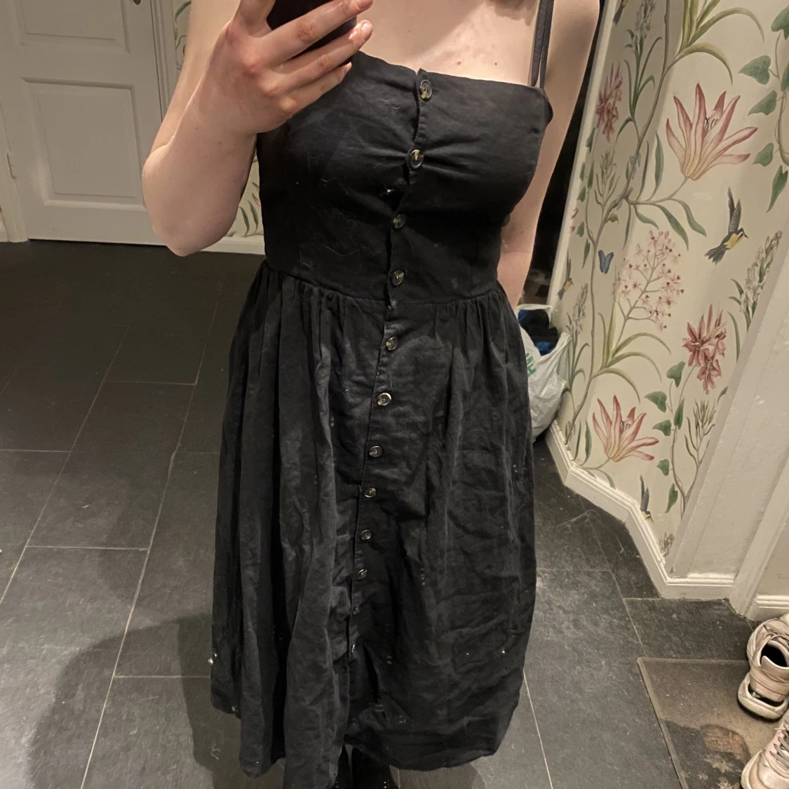 Söt lång sommarklänning - 90