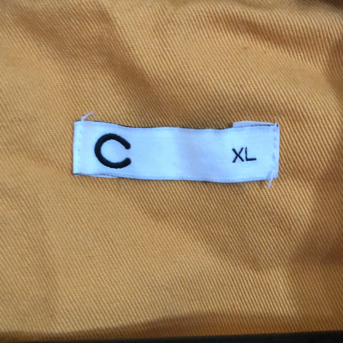 Gul ”jeans”jacka - 90