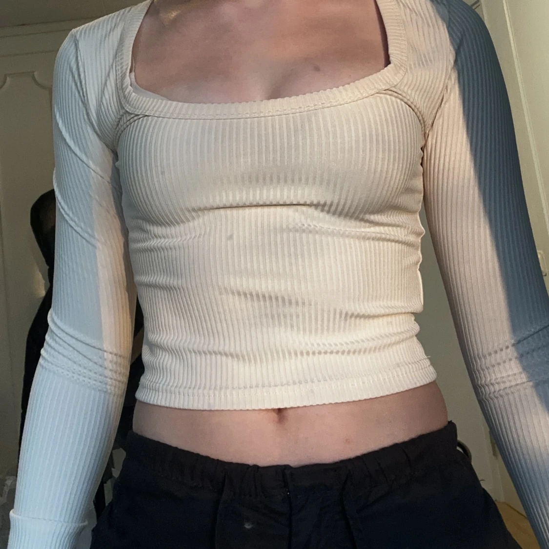 Jätte fin tunn sommar tröja i beige.