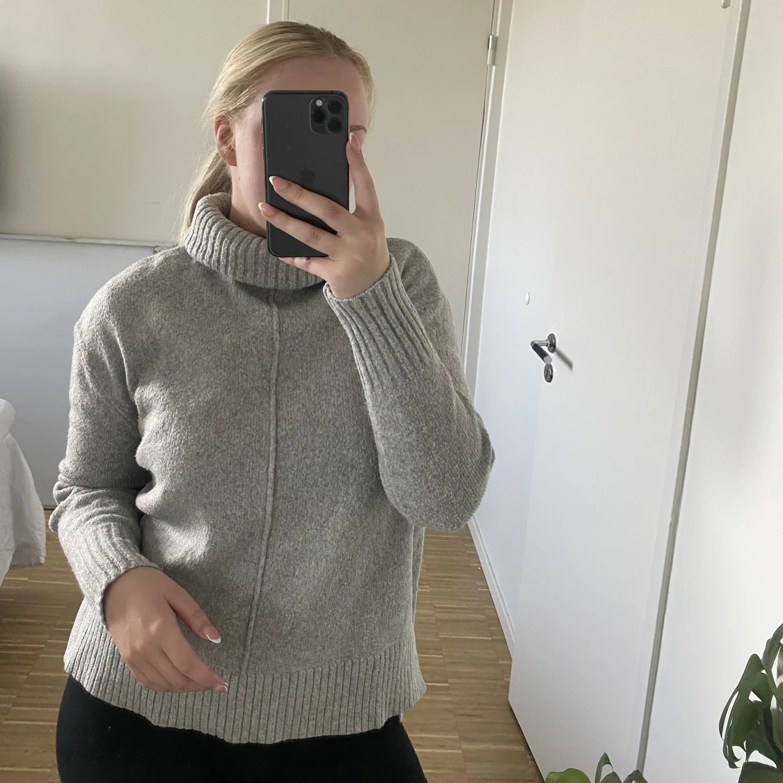 Turtleneck grå - 90
