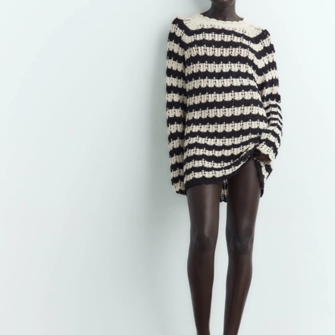 Stickad klänning - 90