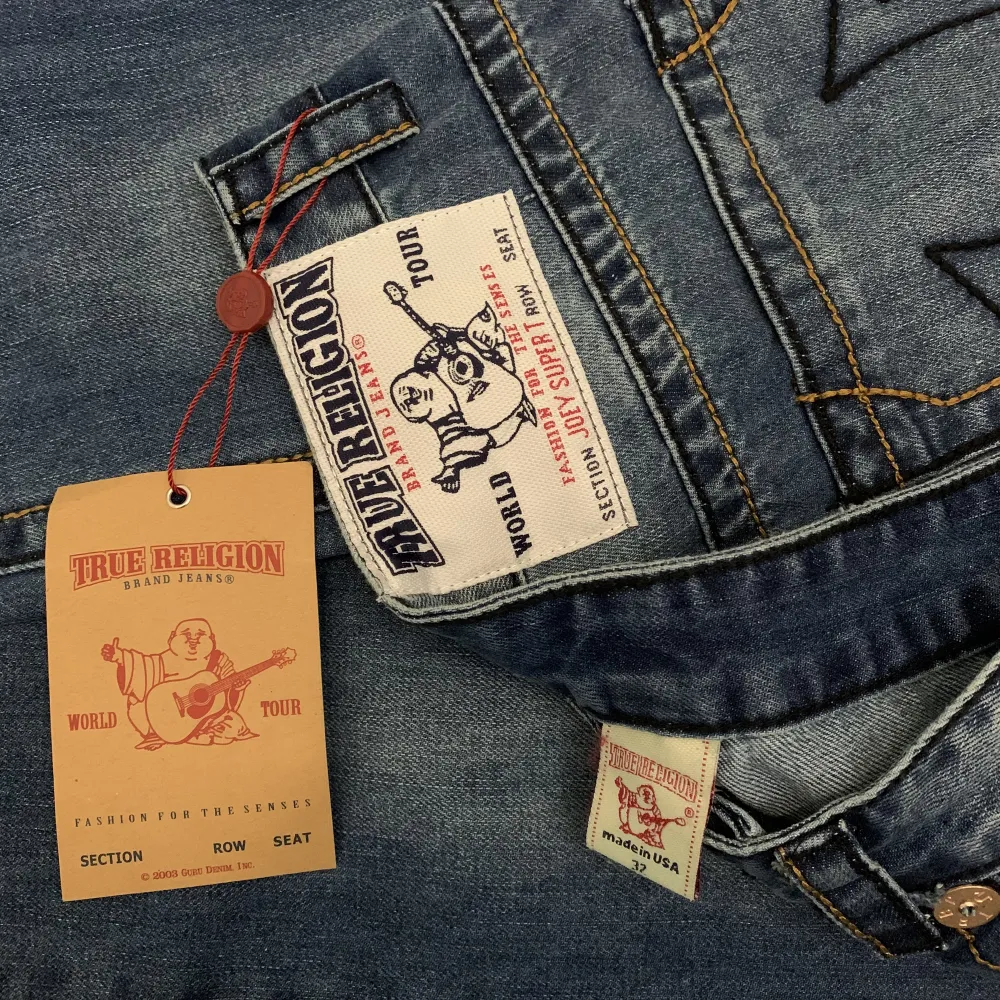 Nya straight True religion jeans i modellen Joey super T. Storlek 30x34.. Jeans & Byxor.
