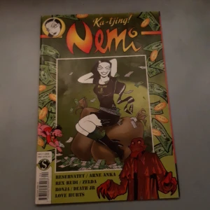 Nemi magazine - Ka-tjing! Nemi magazine Nr 4 2008. Köpt på second hand så små defekter, lite sliten. Nemi, arne anka, reservatet, lio, zelda, love hurts, ronja mm. Säljer mera nemi magazine kolla in min profil! Kontakta vid frågor!