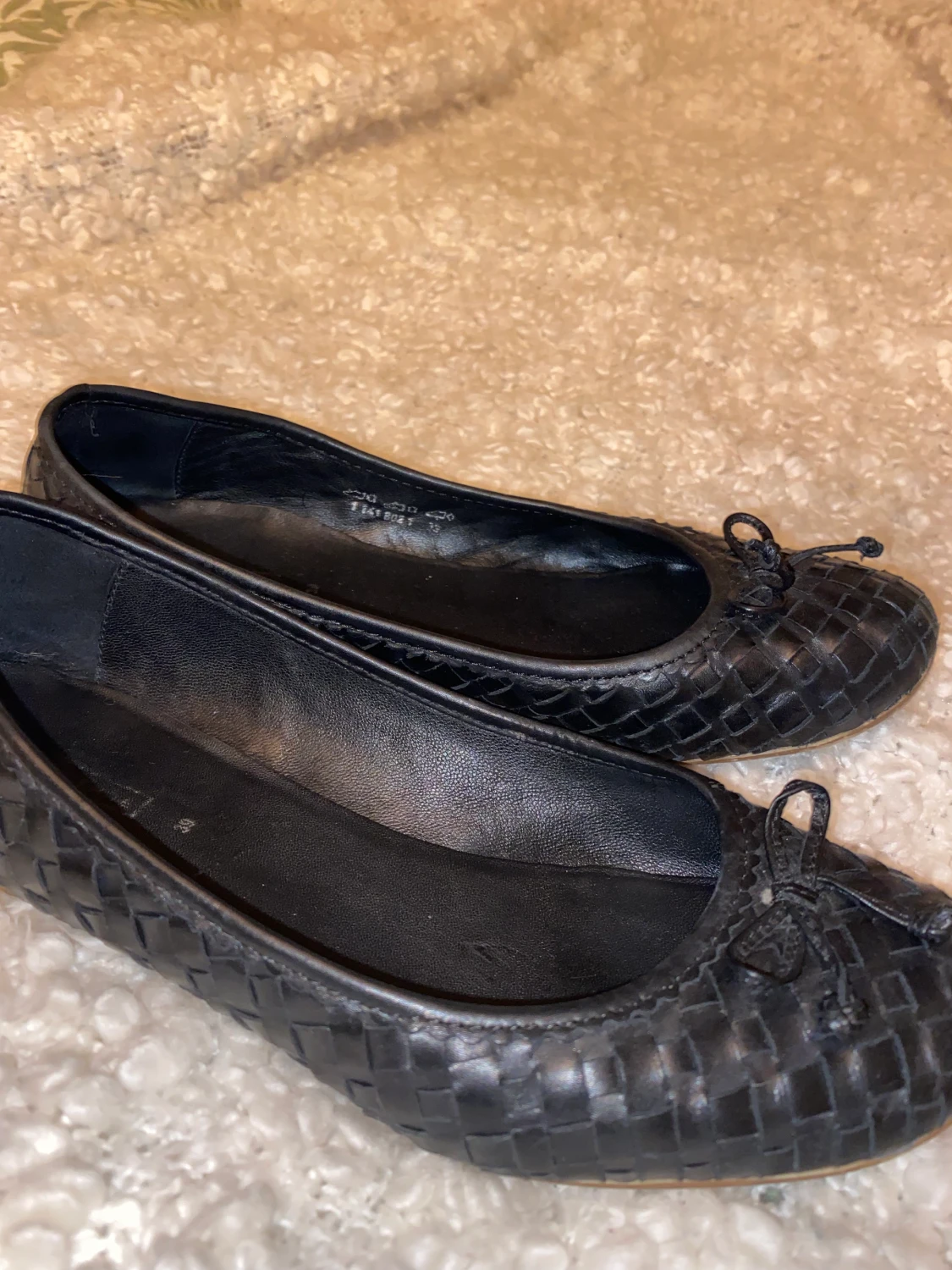 Svarta ballerina skor  - 90