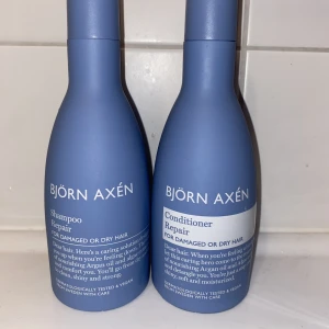 Björn axen  - Björn axen schampoo och balsam, funkar super bra och har andvönde ungefär 3 på schampot o desamma me balsamet. Fick dem men hade redan samma sen innan. Båda ingår i priset❤️