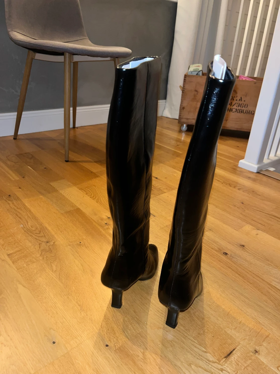 Knähöga stövlar - 91