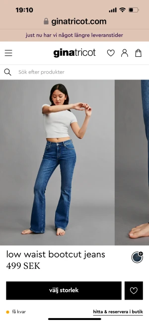 Low Waist jeans  - Helt nya som tyvärr inte kom till användning 💘