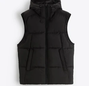 Svart pufferväst - Svart puffer bäst perfekt för kyligt väder!  Storlek: S Ifrån Zara (inga märken eller skador) Säljs pga får ingen användning utav plagget!🤩