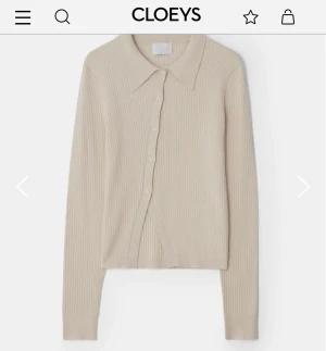 Cloeys space dye diagonal cardigan beige - Cardigan från Cloeys, mycket bra skick. 