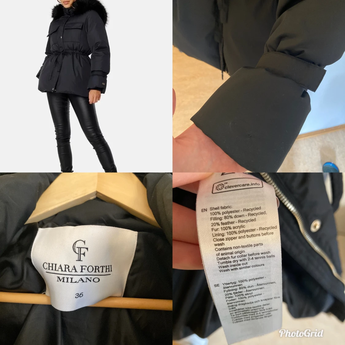 Finaste vinterjackan!! Bubbleroom Dunjacka Päls Jacka  - 91