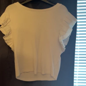 Zara topp  - Zara topp med volanger, fint skick Storlek M men känns som en S 