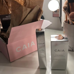 Caia concealer och foundation  - Helt nya endast testade på handen! fick hem idag! Beställde fel färg! Nypris för foundation är 325kr och concealern 195kr! (520 tillsammans) säljer för 290 för båda eller foundation för 220 och concealer för 100!! Färg: 2N