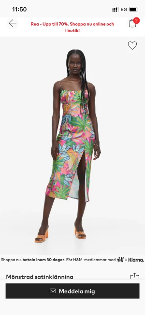 Klänning från HM - Klänning från HM Aldrig använd  Slutsåld på HM