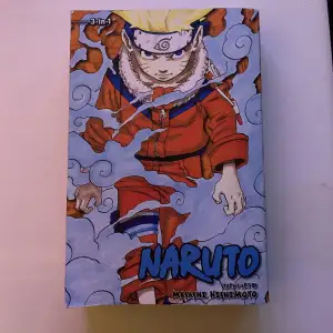 Naruto manga 3 in 1. Boken är i ett väldigt bra skick 